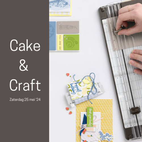 Cake & Craft zaterdag 25 mei ’24