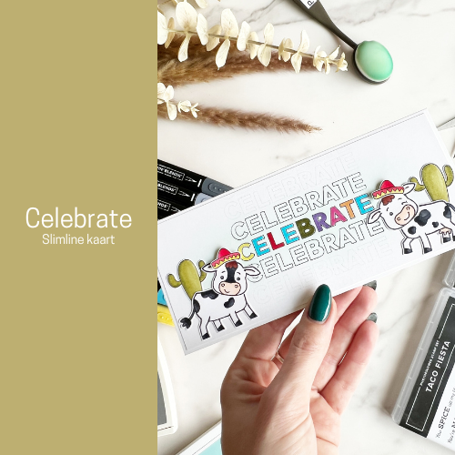 Celebrate | Slimline kaart