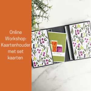 Kaartenhouder met set van kaarten | Online workshop